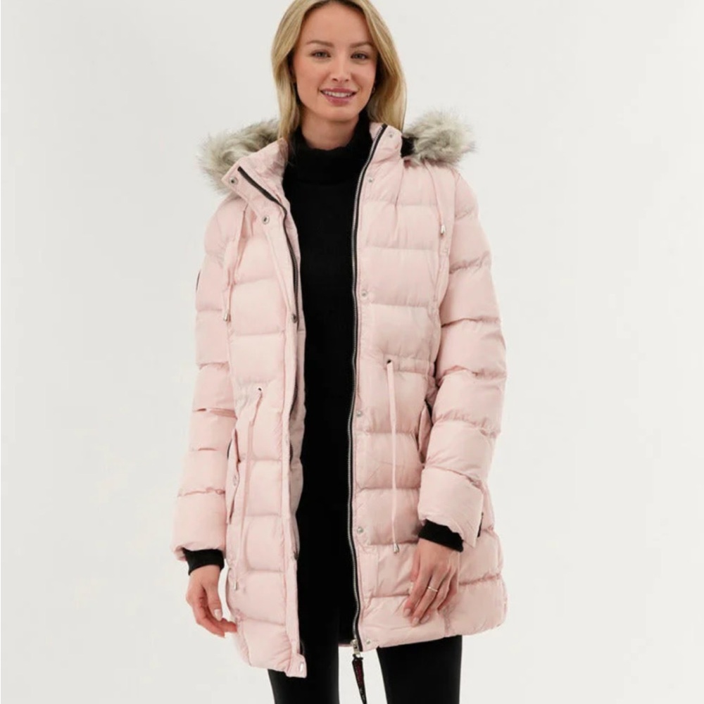 Canada Weather Gear Light Pink Puffer Jacket